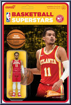 Trae Young (Hawks) from Basketball Superstars - Basic Series manufactured by Super7 [Front]