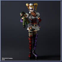 Harley Quinn from Batman - Arkham Asylum - Play Arts Kai manufactured by Square Enix [Loose]
