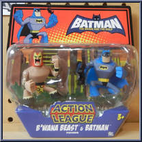 B'Wana Beast & Batman from Batman Brave & The Bold - Action League manufactured by Mattel [Front]