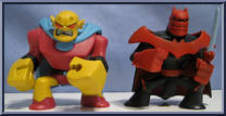 Batman vs. The Demon Etrigan from Batman Brave & The Bold - Action League manufactured by Mattel [Loose]