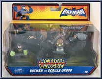 Batman vs. Gorilla Grodd from Batman Brave & The Bold - Action League manufactured by Mattel [Front]