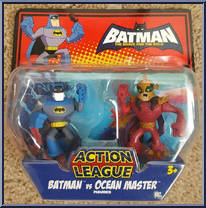 Batman vs Ocean Master from Batman Brave & The Bold - Action League manufactured by Mattel [Front]
