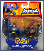 Batman vs. Scarecrow from Batman Brave & The Bold - Action League manufactured by Mattel [Front]