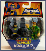 Batman vs. The Top from Batman Brave & The Bold - Action League manufactured by Mattel [Front]