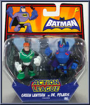 Green Lantern vs. Dr. Polaris from Batman Brave & The Bold - Action League manufactured by Mattel [Front]