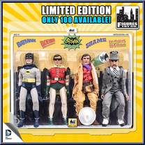 Batman / Robin / Mad Hatter / Shame from Batman - Classic TV Series - Multi-Packs manufactured by Figures Toy Company [Front]