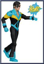 Nightwing from Batman - Classic TV Series - Batman 66 Comic manufactured by McFarlane [Loose]