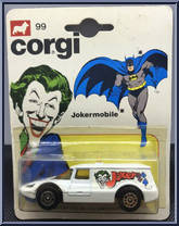 Jokermobile from Batman - Diecast manufactured by Corgi [Front]