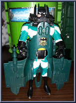 Batman (Torpedo) from Batman - Crime Squad - Series 1 manufactured by Kenner [Loose]