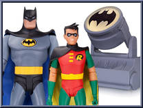 Batman & Robin with Bat-Signal from Batman - Animated Series manufactured by DC Collectibles [Loose]