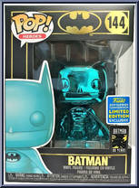 Batman (Light Blue Chrome) from Batman - Batman 80 Years Pop! manufactured by Funko [Front]