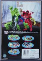 Azrael from Batman - Knight Force Ninjas - Basic Series manufactured by Kenner [Back]