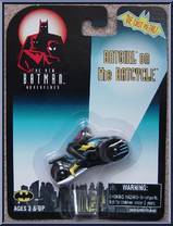 Batgirl on the Batcycle from Batman - New Adventures - Die Cast manufactured by Kenner [Front]