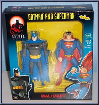 Batman and Superman from Batman - New Adventures - Exclusives manufactured by Kenner [Front]