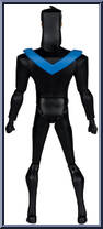 Nightwing from Batman - New Adventures - Basic Series manufactured by McFarlane [Loose]