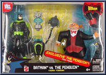 Batman vs. The Penguin from Batman - New Animated - Multi-Packs manufactured by Mattel [Front]