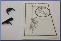 Batman (Bat Rope) from Batman - Basic Series manufactured by Toy Biz [Loose]