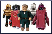 Cylon Empire (Imperious Leader, Baltar, Lucifer, Cylon Command Centurion, Cylon Centurion) from Battlestar Galactica - Minimates - Sets manufactured by Diamond Select [Loose]