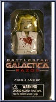 Dead Pegasus Six from Battlestar Galactica - Minimates - Razor Cylons manufactured by Diamond Select [Front]
