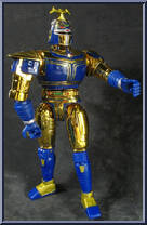 Chromium Gold BeetleBorg from Beetleborgs Metallix - Spectra Beetleborgs manufactured by Bandai [Loose]