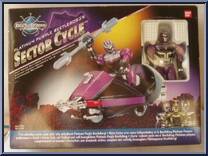 Platinum Purple from Beetleborgs Metallix - Sector Cycles manufactured by Bandai [Front]