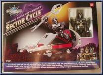 Titanium Silver from Beetleborgs Metallix - Sector Cycles manufactured by Bandai [Front]