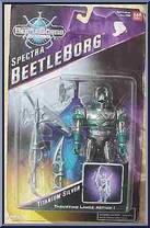 Titanium Silver BeetleBorg from Beetleborgs Metallix - Spectra Beetleborgs manufactured by Bandai [Front]