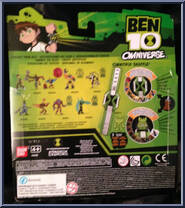 Gravattack from Ben 10 Omniverse - Omni-Plasm manufactured by Bandai [Back]