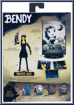 Alice (Tommy Gun) from Bendy - Basic Series manufactured by Jakks Pacific [Back]