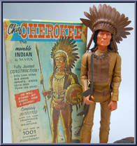 Chief Cherokee (Carmel, 1st Gen) from Best of the West - Johnny West manufactured by Marx [Loose]