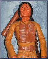 Chief Cherokee (Carmel, 1st Gen, Loop Shoulders) from Best of the West - Johnny West manufactured by Marx [Loose]