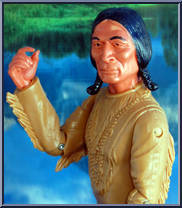 Chief Cherokee (Carmel, 2nd Generation) from Best of the West - Johnny West manufactured by Marx [Loose]