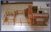 Circle X Ranch from Best of the West - Playsets manufactured by Marx [Loose]