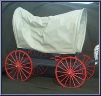Covered Wagon & Bravo (Brown) from Best of the West - Int'l Mexico Variations manufactured by Marx [Loose]