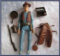 Cowboy Kid (Blue) (UK) from Best of the West - Int'l Character Exclusives manufactured by Marx [Loose]