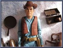Cowboy Kid (Blue) (UK) from Best of the West - Int'l Character Exclusives manufactured by Marx [Loose]
