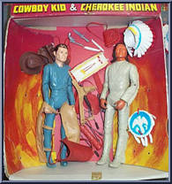 Cowboy Kid & Chief Cherokee 2-Pk (UK) from Best of the West - Int'l Character Exclusives manufactured by Marx [Front]
