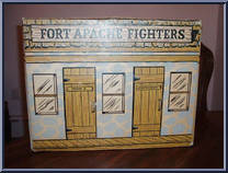 Fort Apache Fighters: Geronimo, Black Storm Cloud, Tepee from Best of the West - Playset Combos manufactured by Marx [Front]