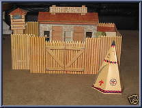 Fort Apache from Best of the West - Playsets manufactured by Marx [Loose]