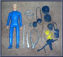 General Custer (Silver & Blue Acc) from Best of the West - Johnny West Adventure manufactured by Marx [Loose]