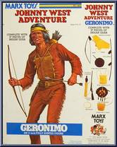 Geronimo (Orange) from Best of the West - Johnny West Adventure manufactured by Marx [Front]