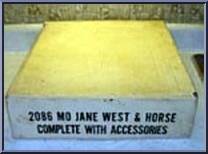 Jane West & Flame (Bay & Palomino) from Best of the West - Johnny West - Combos manufactured by Marx [Loose]