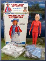 Jane West (Red) from Best of the West - Johnny West Adventure manufactured by Marx [Loose]