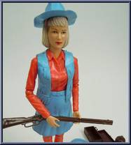 Jane West (Red) from Best of the West - Johnny West Adventure manufactured by Marx [Loose]