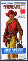 Jay West (Dark Brown) from Best of the West - Johnny West Adventure manufactured by Marx [Front]