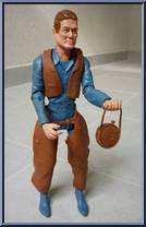 Johnny West (Blue Dark) from Best of the West - Int'l Mexico Variations manufactured by Marx [Loose]