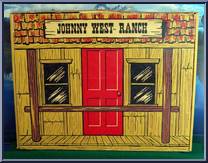 Johnny West Ranch Box Set from Best of the West - Playset Combos manufactured by Marx [Front]