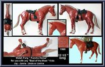 Pancho (Sorrel) from Best of the West - Johnny West - Accessories manufactured by Marx [SiggyBoy''s Collection]