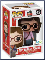 Amy Farrah Fowler (Purple Shirt) from Big Bang Theory - Pop! Vinyl Figures manufactured by Funko [Front]