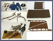Artic Rescue (Sled) from Big Jim - Adventure Accessory Set manufactured by Mattel [Loose]